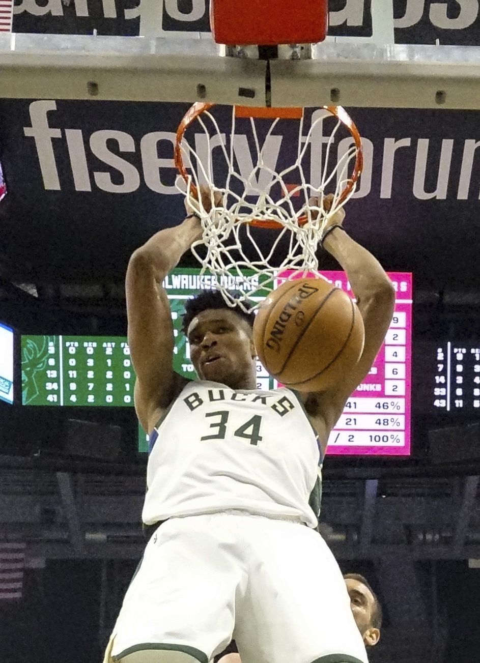 Bucks 108, Raptors 100